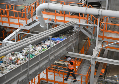 Die Sortieranlage in Enns hat eine Jahreskapazität von 100