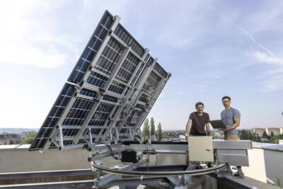 PV-Module trotzen Wind und Wetter durch Zusammenklappen
 - Graz, APA