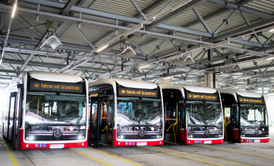 Erst über 700 E-Busse in Österreich unterwegs
 - Wien, APA/GEORG HOCHMUTH