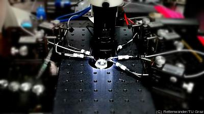 Mikrokontakt-Messstand untersucht elektrochemische Eigenschaften
 - Graz, Rettenwander/TU Graz