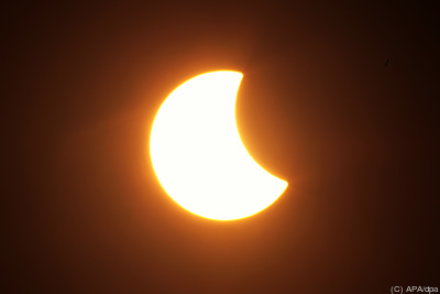 Die Sonnenfinsternis 2015 war deutlich stärker als die heuer
 - Mainz, APA/dpa
