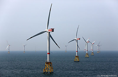 Ein Offshore-Windpark - Helgoland, APA/AFP/POOL