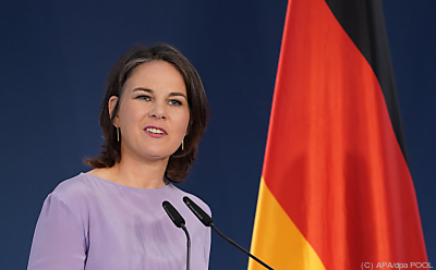 Deutschlands Außenministerin Annalena Baerbock - Weissenhäuser Strand, APA/dpa POOL