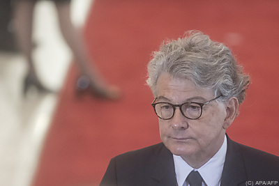 Industriekommissar Thierry Breton – Prague, APA/AFP Industriekommissar Thierry Breton - Prague, APA/AFP