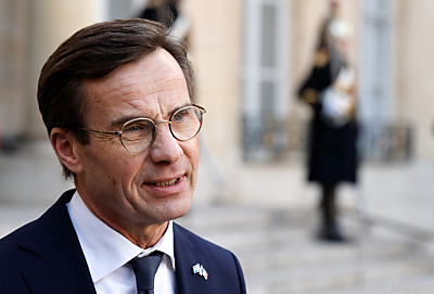 Schwedens Ministerpräsident Ulf Kristersson - Paris, APA/AFP
