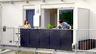 Ein Balkonkraftwerk - Themenbild
 - Wien, APA/THEMENBILD