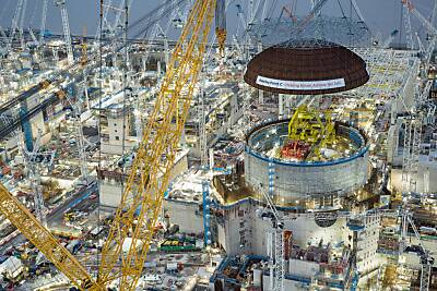 Derzeit in Bau ist das Kraftwerk Hinkley Point C
 - Bridgwater, APA/AFP/EDF ENGERY