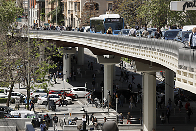 Verkehr kam teilweise zum Erliegen
 - Madrid, APA/AFP