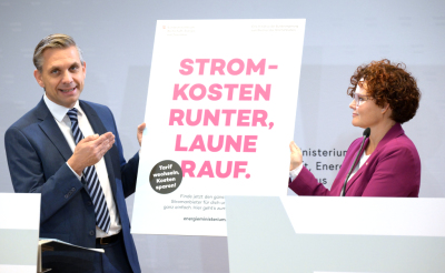 Botschafter der guten Laune: Hattmannsdorfer und Zehetner
 - Wien, APA/HARALD SCHNEIDER