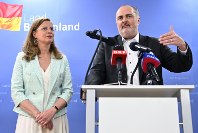 Haider-Wallner und Doskozil fordern gerechte Verteilung der Netzkosten
 - Stadtschlaining, APA/HANS KLAUS TECHT