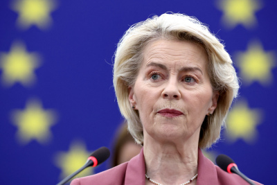 Kommissionspräsidentin Ursula von der Leyen
 - Strasbourg, APA/AFP